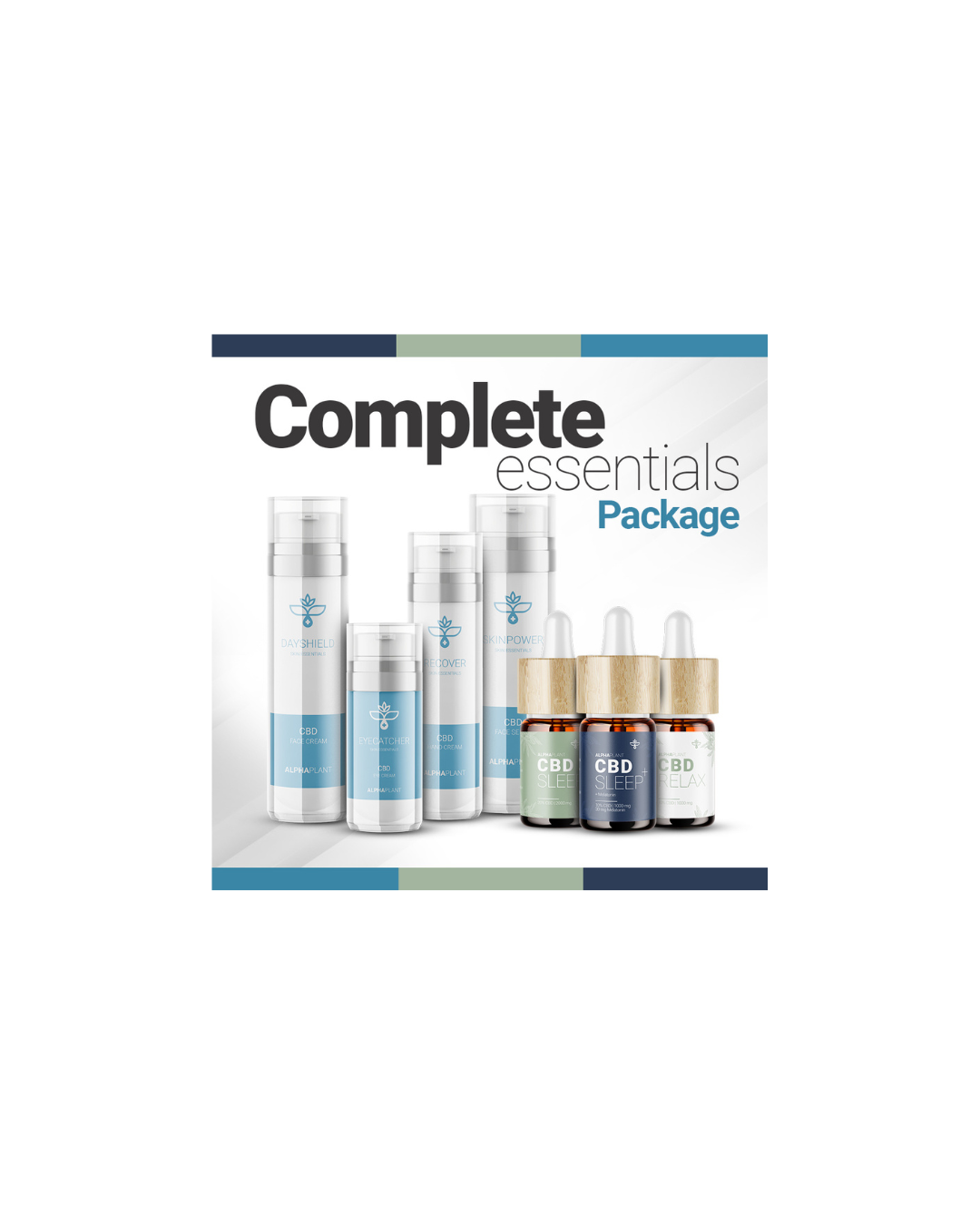 Complete Essentials Package: CBD-Hautpflegeprodukte und CBD-Öle