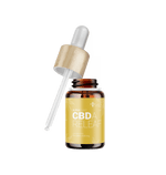 geöffnete 10-ml-Flasche mit CBDA-Öl